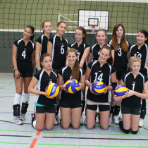 Volleyballerinnen der VSG bei den 12 besten Teams in Hessen bei U14 und U16